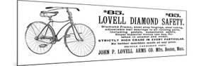 Bicycle Advertisement, 1890-null-Mounted Giclee Print