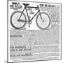 Bicycle Advertisement, 1898-null-Mounted Giclee Print