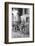 Bicycle against railing, Paris, France-Panoramic Images-Framed Photographic Print