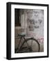 Bicycle and Graffitti, Taikang Road Arts Center, French Concession Area, Shanghai, China-Walter Bibikow-Framed Photographic Print