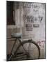 Bicycle and Graffitti, Taikang Road Arts Center, French Concession Area, Shanghai, China-Walter Bibikow-Mounted Photographic Print