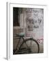 Bicycle and Graffitti, Taikang Road Arts Center, French Concession Area, Shanghai, China-Walter Bibikow-Framed Photographic Print