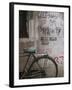 Bicycle and Graffitti, Taikang Road Arts Center, French Concession Area, Shanghai, China-Walter Bibikow-Framed Photographic Print