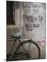 Bicycle and Graffitti, Taikang Road Arts Center, French Concession Area, Shanghai, China-Walter Bibikow-Mounted Photographic Print