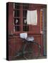 Bicycle and Wall, Old Town, Dali, Yunnan Province, China-Walter Bibikow-Stretched Canvas