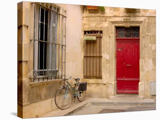 Bicycle, Arles, Provence, France-Lisa S. Engelbrecht-Stretched Canvas