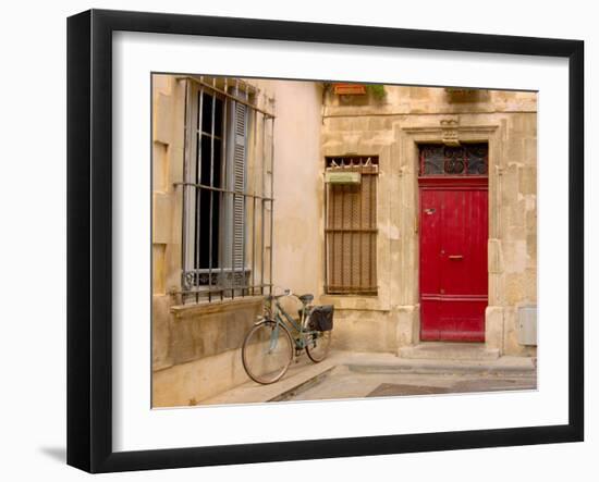 Bicycle, Arles, Provence, France-Lisa S. Engelbrecht-Framed Photographic Print