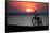 Bicycle at Sunset, Jersey Shore, New Jersey-Paul Souders-Framed Stretched Canvas