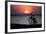 Bicycle at Sunset, Jersey Shore, New Jersey-Paul Souders-Framed Photographic Print