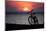Bicycle at Sunset, Jersey Shore, New Jersey-Paul Souders-Mounted Photographic Print