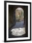 Bicycle at the End of Tunnel, Lucca, Italy-Terry Eggers-Framed Photographic Print