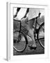Bicycle Being Ridden by a Typical American Girl-Nina Leen-Framed Photographic Print