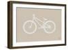 Bicycle Brown Poster-NaxArt-Framed Art Print