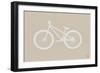 Bicycle Brown Poster-NaxArt-Framed Art Print