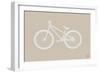 Bicycle Brown Poster-NaxArt-Framed Art Print