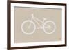 Bicycle Brown Poster-NaxArt-Framed Premium Giclee Print