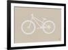 Bicycle Brown Poster-NaxArt-Framed Premium Giclee Print