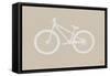 Bicycle Brown Poster-NaxArt-Framed Stretched Canvas