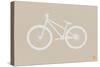 Bicycle Brown Poster-NaxArt-Stretched Canvas