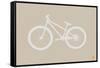 Bicycle Brown Poster-NaxArt-Framed Stretched Canvas