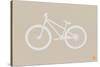 Bicycle Brown Poster-NaxArt-Stretched Canvas