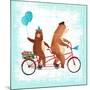 Bicycle Built for Bears-Ling's Workshop-Mounted Art Print