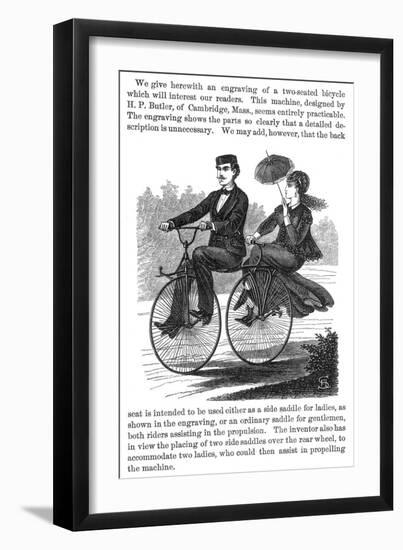 Bicycle Built for Two-null-Framed Giclee Print