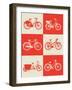 Bicycle Collection 1-NaxArt-Framed Art Print