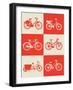 Bicycle Collection 1-NaxArt-Framed Art Print