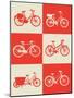 Bicycle Collection 1-NaxArt-Mounted Art Print