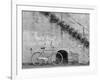 Bicycle & Cracked Wall, Einsiedeln, Switzerland 04-Monte Nagler-Framed Photographic Print