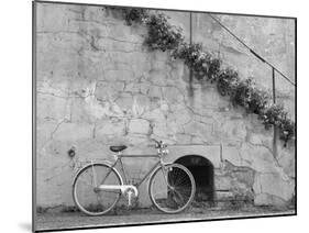 Bicycle & Cracked Wall, Einsiedeln, Switzerland 04-Monte Nagler-Mounted Photographic Print