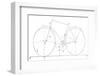 Bicycle Diagram, 19th Century-Science Photo Library-Framed Photographic Print