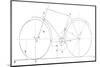 Bicycle Diagram, 19th Century-Science Photo Library-Mounted Photographic Print