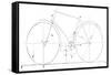 Bicycle Diagram, 19th Century-Science Photo Library-Framed Stretched Canvas