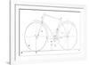 Bicycle Diagram, 19th Century-Science Photo Library-Framed Photographic Print