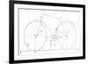 Bicycle Diagram, 19th Century-Science Photo Library-Framed Photographic Print