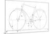 Bicycle Diagram, 19th Century-Science Photo Library-Mounted Photographic Print