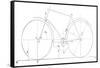 Bicycle Diagram, 19th Century-Science Photo Library-Framed Stretched Canvas