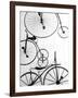 Bicycle Display at Swiss Transport Museum, Lucerne, Switzerland-Walter Bibikow-Framed Photographic Print