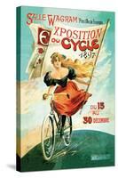 Bicycle Exhibition, c.1897-null-Stretched Canvas