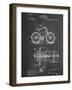 Bicycle Gearing Patent-null-Framed Art Print