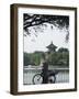 Bicycle, Houhai Lake, Beijing, China-Kober Christian-Framed Photographic Print