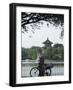 Bicycle, Houhai Lake, Beijing, China-Kober Christian-Framed Photographic Print