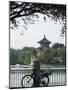 Bicycle, Houhai Lake, Beijing, China-Kober Christian-Mounted Photographic Print