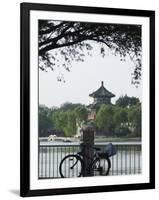 Bicycle, Houhai Lake, Beijing, China-Kober Christian-Framed Photographic Print