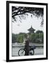 Bicycle, Houhai Lake, Beijing, China-Kober Christian-Framed Photographic Print