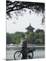 Bicycle, Houhai Lake, Beijing, China-Kober Christian-Mounted Photographic Print