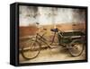 Bicycle, Huangshan City (Tunxi), Anhui Province, China-Jochen Schlenker-Framed Stretched Canvas