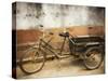 Bicycle, Huangshan City (Tunxi), Anhui Province, China-Jochen Schlenker-Stretched Canvas